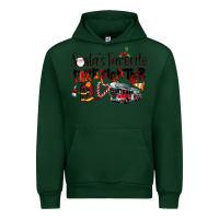 Forest Green Santa's Favorite Firefighter Urban Hoodie - LillyAllenDesigns