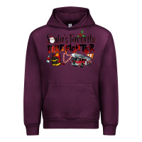 Mauve Wine Santa's Favorite Firefighter Urban Hoodie - LillyAllenDesigns
