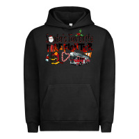 Pigment Black Santa's Favorite Firefighter Urban Hoodie - LillyAllenDesigns