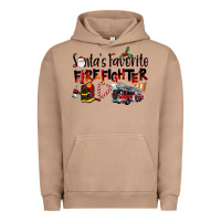 Pigment Burro Santa's Favorite Firefighter Urban Hoodie - LillyAllenDesigns