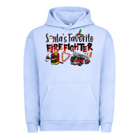 Pigment Grape Ice Santa's Favorite Firefighter Urban Hoodie - LillyAllenDesigns