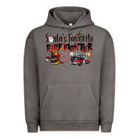 Pigment Tornado Santa's Favorite Firefighter Urban Hoodie - LillyAllenDesigns