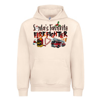 Sandshell Santa's Favorite Firefighter Urban Hoodie - LillyAllenDesigns