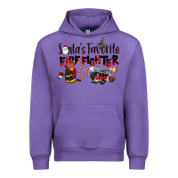 Tulip Santa's Favorite Firefighter Urban Hoodie - LillyAllenDesigns