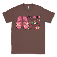 Chestnut Pink Christmas crocin' around the Christmas tree Classic Tee - NancyCooperArtShop