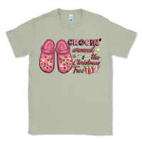 Matcha Pink Christmas crocin' around the Christmas tree Classic Tee - NancyCooperArtShop