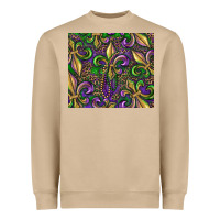 Mushroom mardi gras fleur de lis Heavyweight Sweatshirt - RanaPortraitStore