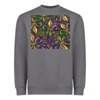 Storm mardi gras fleur de lis Heavyweight Sweatshirt - RanaPortraitStore