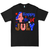 Black happy 4th of july Premium Tee - NancyCooperArtShop