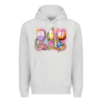 Dove Grey Easter wine glasses  Easter Day Premium Hoodie - CowGirlArtShop