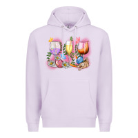 Lilac Easter wine glasses  Easter Day Premium Hoodie - CowGirlArtShop