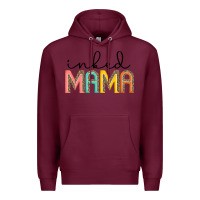Burgundy inked mama artistshot Premium Hoodie - JahusDesignShop