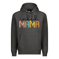 Charcoal Heather inked mama artistshot Premium Hoodie - JahusDesignShop