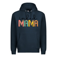 Navy inked mama artistshot Premium Hoodie - JahusDesignShop