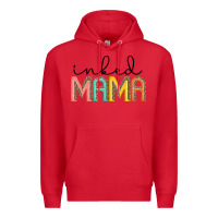 Red inked mama artistshot Premium Hoodie - JahusDesignShop