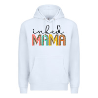 White inked mama artistshot Premium Hoodie - JahusDesignShop