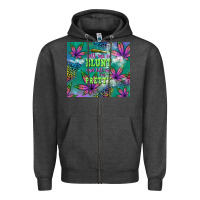 Charcoal Heather roll me a blunt and tell me i'm pretty Zipper Hoodie - TumblerDesignByShophia