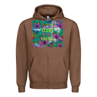 Chestnut roll me a blunt and tell me i'm pretty Zipper Hoodie - TumblerDesignByShophia