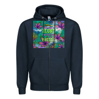 Navy roll me a blunt and tell me i'm pretty Zipper Hoodie - TumblerDesignByShophia