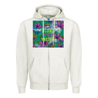 Oatmeal Heather roll me a blunt and tell me i'm pretty Zipper Hoodie - TumblerDesignByShophia