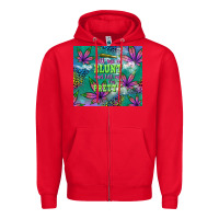 Red roll me a blunt and tell me i'm pretty Zipper Hoodie - TumblerDesignByShophia