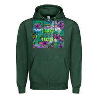 Sports Green roll me a blunt and tell me i'm pretty Zipper Hoodie - TumblerDesignByShophia