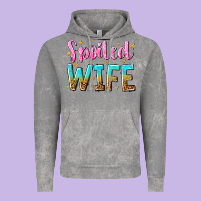 Spoiled Wife Vintage Hoodie Designed By Nancycooperartshop