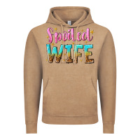 Vintage Coffee spoiled wife Vintage Hoodie - NancyCooperArtShop