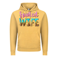 Vintage Mustard spoiled wife Vintage Hoodie - NancyCooperArtShop