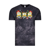 Cloud Black christmas school bus Vintage Tee - MaliasSmallBusiness