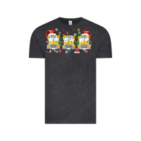 Vintage Black christmas school bus Vintage Tee - MaliasSmallBusiness
