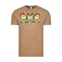 Vintage Coffee christmas school bus Vintage Tee - MaliasSmallBusiness