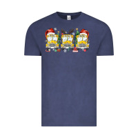 Vintage Denim christmas school bus Vintage Tee - MaliasSmallBusiness