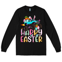 Black monster truck happy easter Long Sleeve Tee - Artiststas