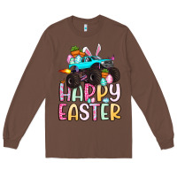 Chestnut monster truck happy easter Long Sleeve Tee - Artiststas