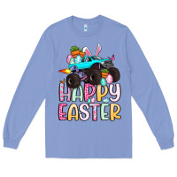 Colony Blue monster truck happy easter Long Sleeve Tee - Artiststas