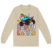 Mushroom monster truck happy easter Long Sleeve Tee - Artiststas