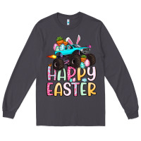 Smoke monster truck happy easter Long Sleeve Tee - Artiststas
