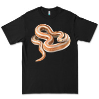 Black Rosy Boa Snake Illustrations Premium Tee - LillyAllenDesigns
