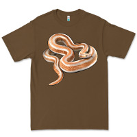 Cacao Rosy Boa Snake Illustrations Premium Tee - LillyAllenDesigns