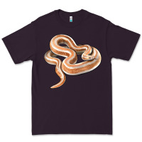 Plum Rosy Boa Snake Illustrations Premium Tee - LillyAllenDesigns