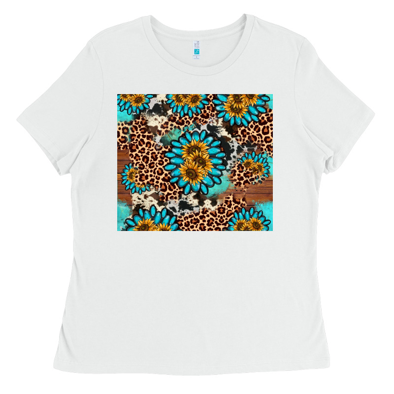 Gemstone Sunflower Ladies Tee by AdoDesignShop | Teevron