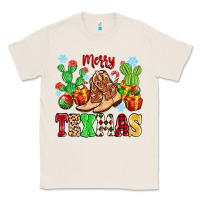 Natural Merry Texmas Classic Tee - MaliasSmallBusiness