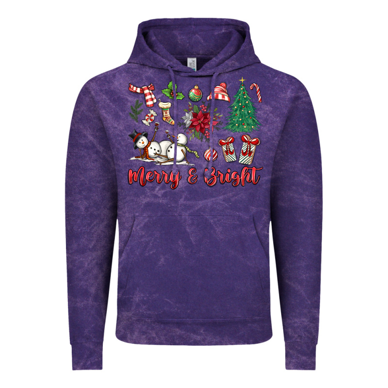 Merry Bright Vintage Hoodie by MaliasSmallBusiness | Teevron