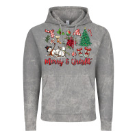 Cloud Rock merry bright Vintage Hoodie - MaliasSmallBusiness
