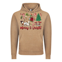 Vintage Coffee merry bright Vintage Hoodie - MaliasSmallBusiness