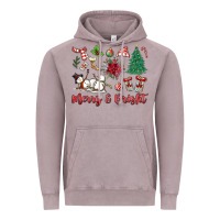 Vintage Zinc merry bright Vintage Hoodie - MaliasSmallBusiness
