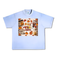 Grape Ice fall vibes coffee Urban Heavy Tee - MaliasSmallBusiness