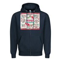 Navy mommy reminder Zipper Hoodie - TumblerDesignByShophia
