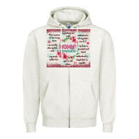 Oatmeal Heather mommy reminder Zipper Hoodie - TumblerDesignByShophia